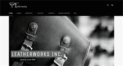 Desktop Screenshot of leatherworksinc.com