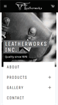 Mobile Screenshot of leatherworksinc.com